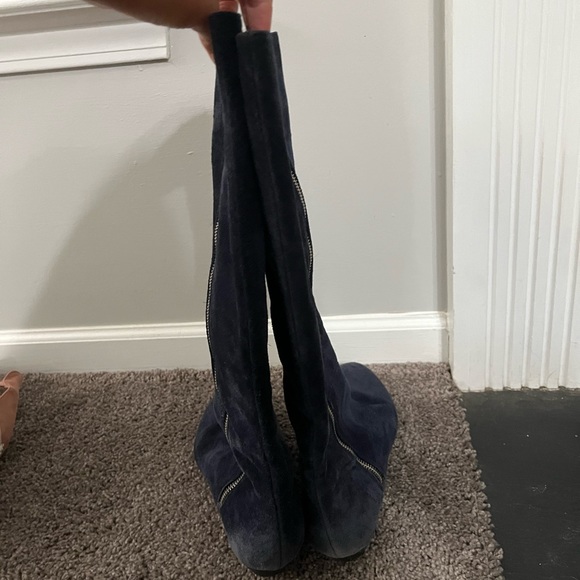 Blue Suede Boots - Picture 3 of 8